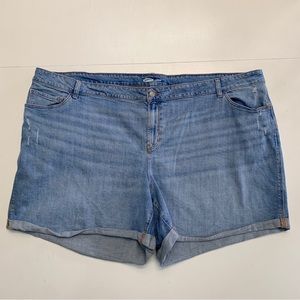 Old Navy Women’s Boyfriend Denim Shorts Size 28 Plus